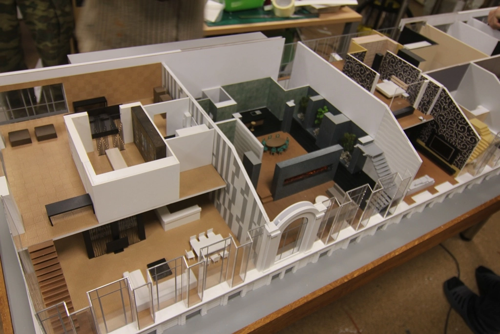 Construction de Maquettes d'Architecture d'Intérieur