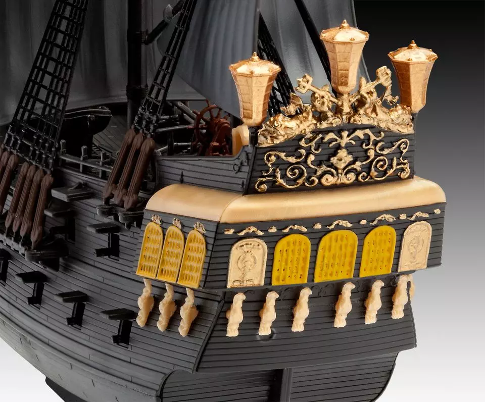 Maquette de navire pirate