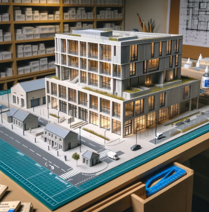 Modélisme architectural à Courbevoie par Ari Maquette.