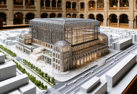 Modèle architectural détaillé créé par Ari Maquette à Valence.