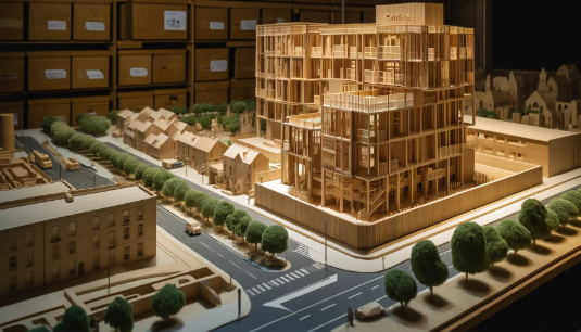 Maquette architecturale détaillée réalisée par Ari Maquette à Montpellier.