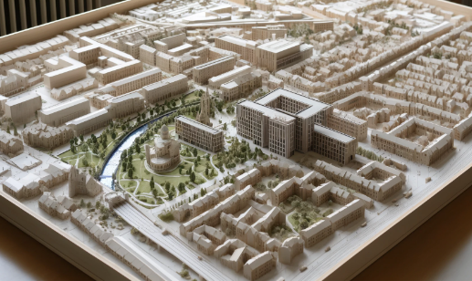  Modèle architectural détaillé réalisé par Ari Maquette à Rennes.