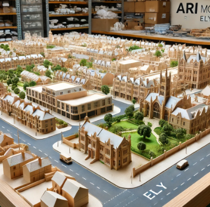 Modèle architectural détaillé réalisé par Ari Maquette à Dijon.