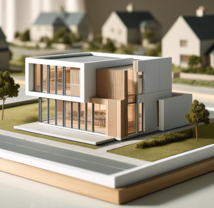 Maquette architecturale réalisée par Ari Maquette à Villeurbanne.