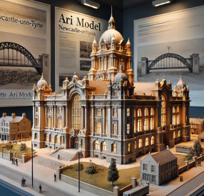  Modèle détaillé réalisé par Ari Maquette à Orléans.