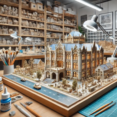 Modèle architectural détaillé créé par Ari Maquette à Vénissieux.