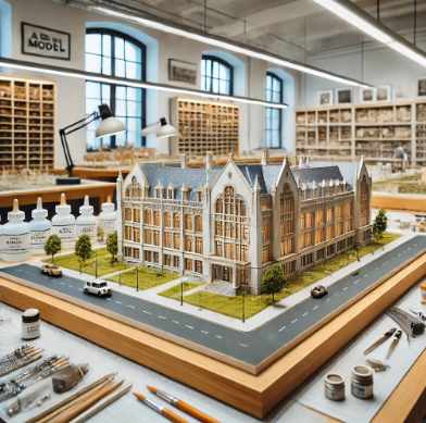 Maquette architecturale détaillée réalisée par Ari Maquette à Sartrouville.