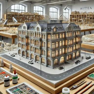 Modèle architectural détaillé créé par Ari Maquette à Puteaux.
