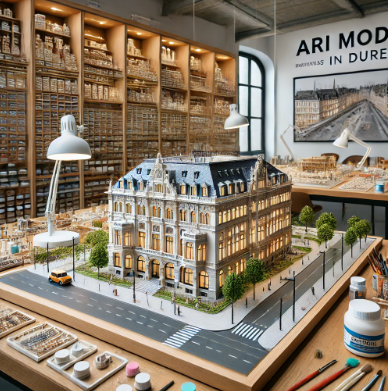 Maquette architecturale détaillée réalisée par Ari Maquette à La Seyne sur Mer.