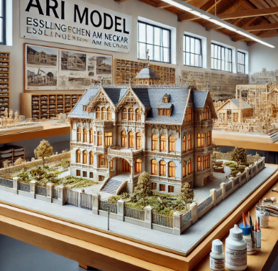 Maquette architecturale détaillée réalisée par Ari Maquette à Rosny-sous-Bois.