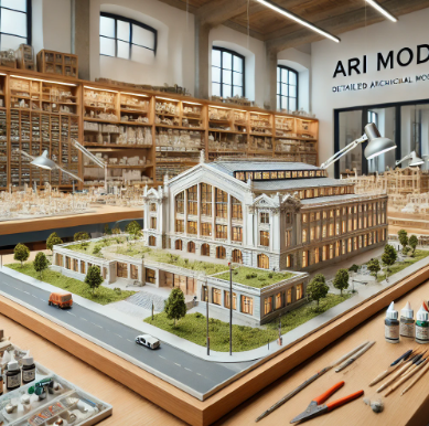 Un modèle architectural détaillé réalisé par Ari Maquette à Montauban.