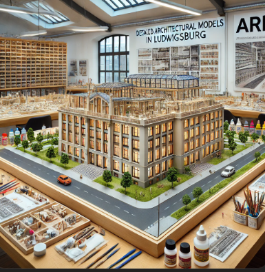 Maquette architecturale détaillée réalisée par Ari Maquette à Neuilly-sur-Seine.
