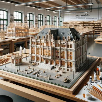 Maquette architecturale détaillée par Ari Maquette à Valence.