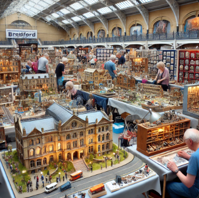 Foire du Modélisme Lyon présentant des modèles détaillés et artistiques.