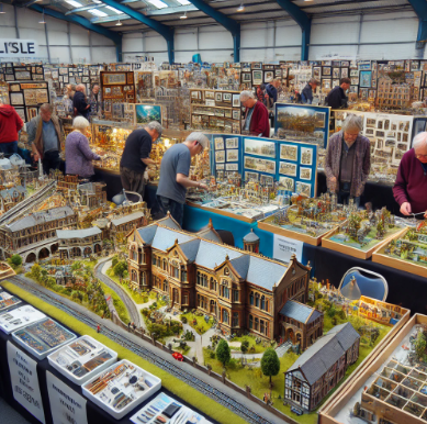 Foire du Modélisme Montpellier présentant des modèles détaillés et artistiques.