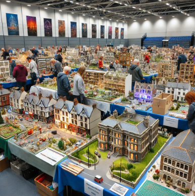 Foire du Modélisme Lille présentant des modèles détaillés et artistiques.