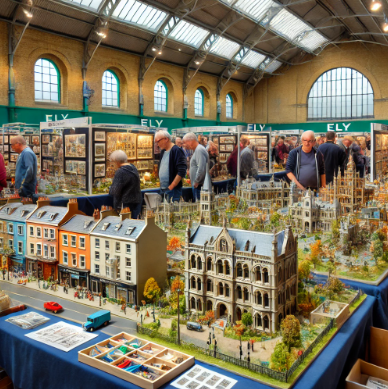 Foire du Modélisme Dijon présentant des modèles détaillés et artistiques.