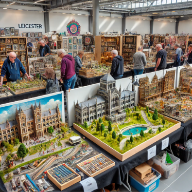 Foire du Modélisme Brest présentant des modèles détaillés et artistiques.