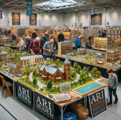 Modèles exposés à la Foire du Modelisme Besançon présentés par Ari Maquette.