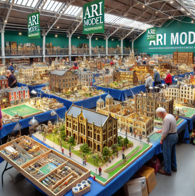  Des modèles exceptionnels exposés par Ari Maquette à la Foire du Modelisme Rouen.