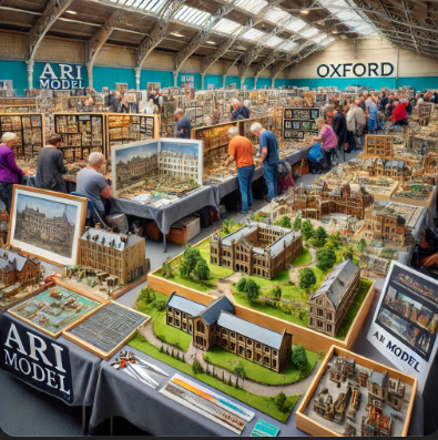 Modèles détaillés d'Ari Maquette exposés à la Foire du Modelisme Caen.