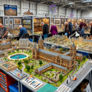  Les maquettes détaillées et impressionnantes d'Ari Maquette à la Foire du Modelisme Argenteuil.