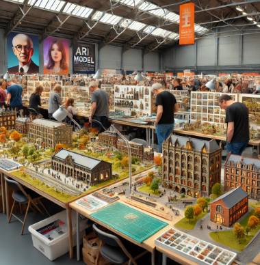 Exposition de maquettes par Ari Maquette à la Foire du Modelisme Tourcoing.