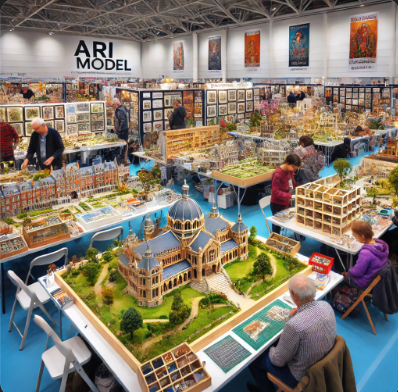 Modèles exceptionnels de Ari Maquette à la Foire du Modélisme Poitiers.