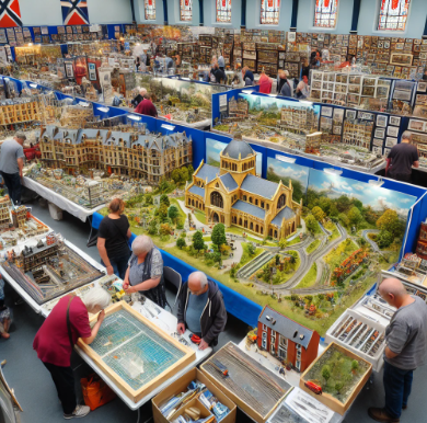 Exposition de modèles à la Foire du Modelisme Courbevoie.
