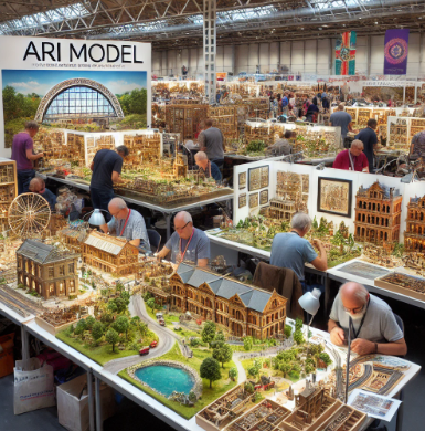 Modèles détaillés présentés à la Foire du Modelisme Colombes par Ari Maquette.