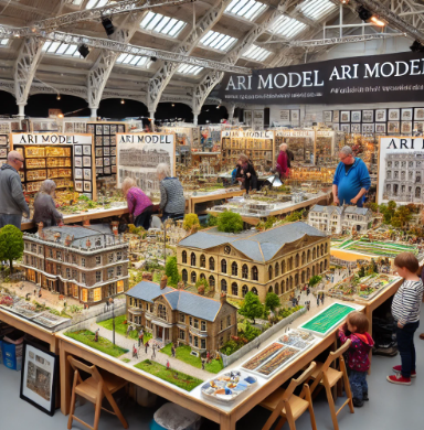 Ari Maquette à la Foire du Modélisme d'Aulnay sous Bois.