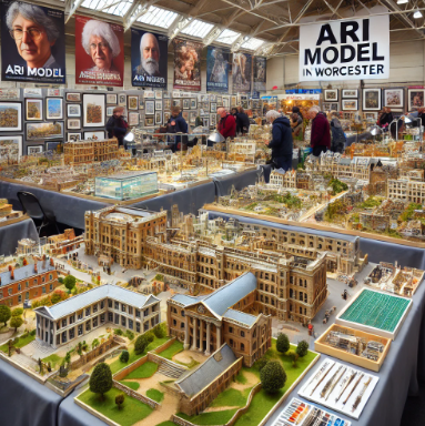 Exposition de modèles détaillés d'Ari Maquette à la Foire du Modélisme de Saint Maur des Fosses.