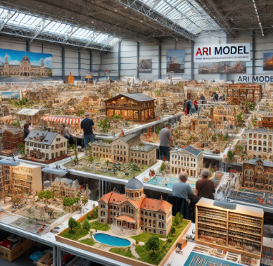Modèles détaillés d'Ari Maquette à la Foire du Modelisme Calais.