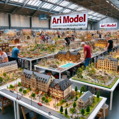 Modèles de précision exposés par Ari Maquette à la Foire du Modélisme Niort.