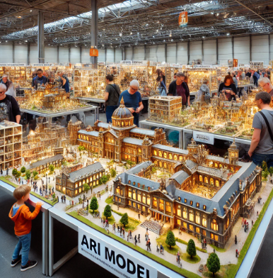 Modèles exposés par Ari Maquette à la Foire du Modélisme de Bourges.