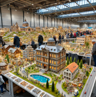 Modèles exceptionnels d'Ari Maquette exposés à la Foire du Modélisme Vannes.