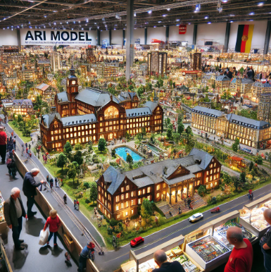 Modèles détaillés présentés par Ari Maquette à la Foire du Modélisme Sartrouville.