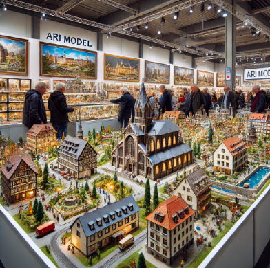 Modèles exposés par Ari Maquette à la Foire du Modélisme Maisons-Alfort.