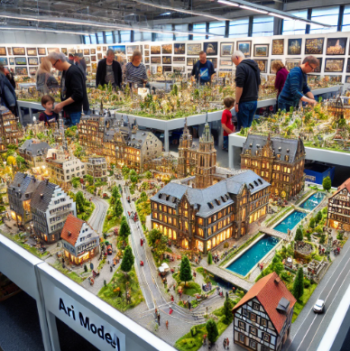  Modèles exposés par Ari Maquette à la Foire du Modélisme Montauban, démontrant un savoir-faire exceptionnel.
