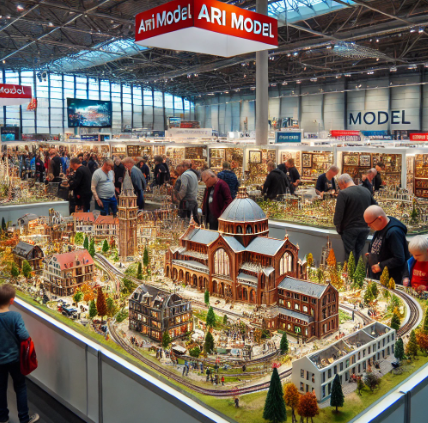 Exposition de modèles de Ari Maquette à la Foire du Modélisme Béthune, mettant en avant des détails d'exception.