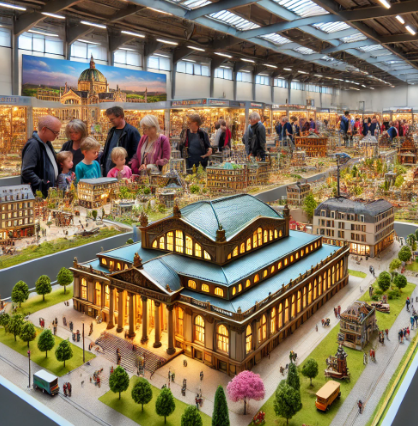 Des modèles détaillés présentés par Ari Maquette à la Foire du Modélisme de Valence.