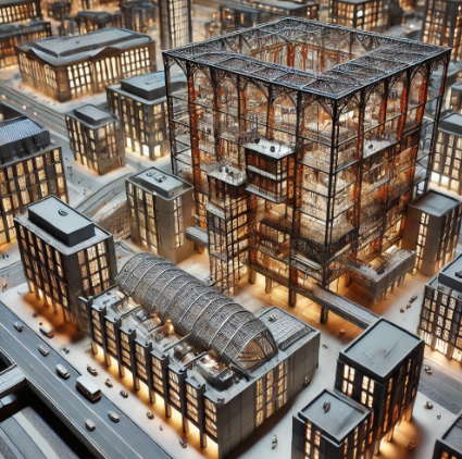  Une maquette architecturale réalisée par Ari Maquette, combinant précision et créativité à Marseille.