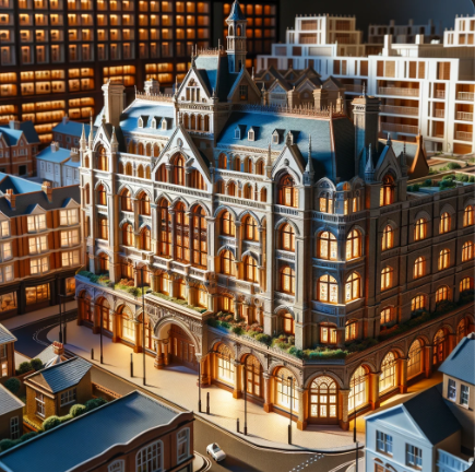 Une maquette architecturale réalisée par Ari Maquette, illustrant la précision et la créativité à Bordeaux.