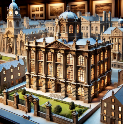 Maquette architecturale détaillée réalisée par Ari Maquette, illustrant la précision et la créativité à Le Mans.