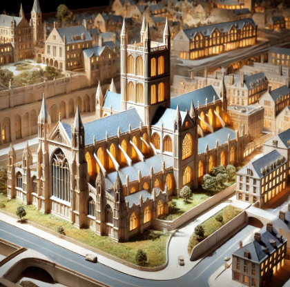 Une maquette architecturale réalisée par Ari Maquette à Montreuil, illustrant la qualité et l'attention aux détails.