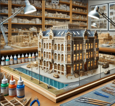 Une maquette architecturale détaillée créée par Ari Maquette pour un projet à Annecy.
