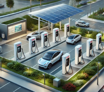 Un modèle détaillé de station de recharge pour véhicules électriques, conçu par Ari Maquette, mettant en avant la durabilité et l’innovation technologique. Ce modèle est idéal pour des présentations, des projets éducatifs et la planification d’infras