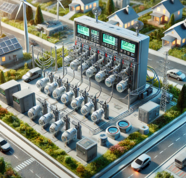 Un modèle détaillé de système de compteur intelligent créé par Ari Maquette, illustrant les technologies avancées de suivi énergétique, l’analyse des données et l’intégration au réseau. Parfait pour des projets éducatifs, la planification urbaine et 