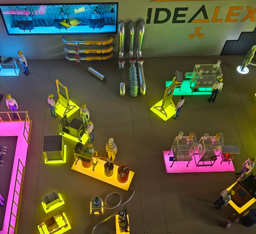 La maquette du mécanisme de fonctionnement d'une usine de recyclage développée par ARI Model illustre avec précision les processus complets impliqués dans le fonctionnement d'une usine de recyclage, y compris les systèmes de collecte, les m