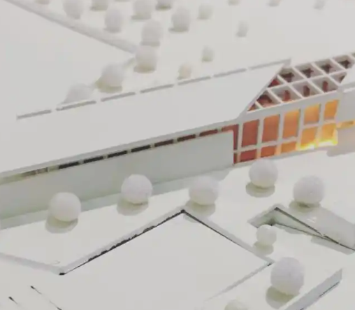 Une maquette architecturale ultra-réaliste et interactive développée par ARI Model, illustrant un système d’éclairage urbain à faible consommation d’énergie conçu pour les villes intelligentes et durables. Ce modèle détaillé comprend des lampadaires 
